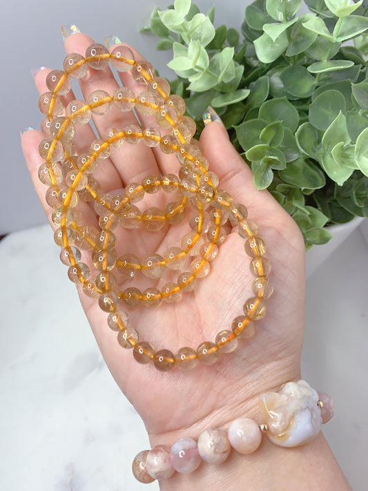 RUTILATED QUARTZ BRACELET