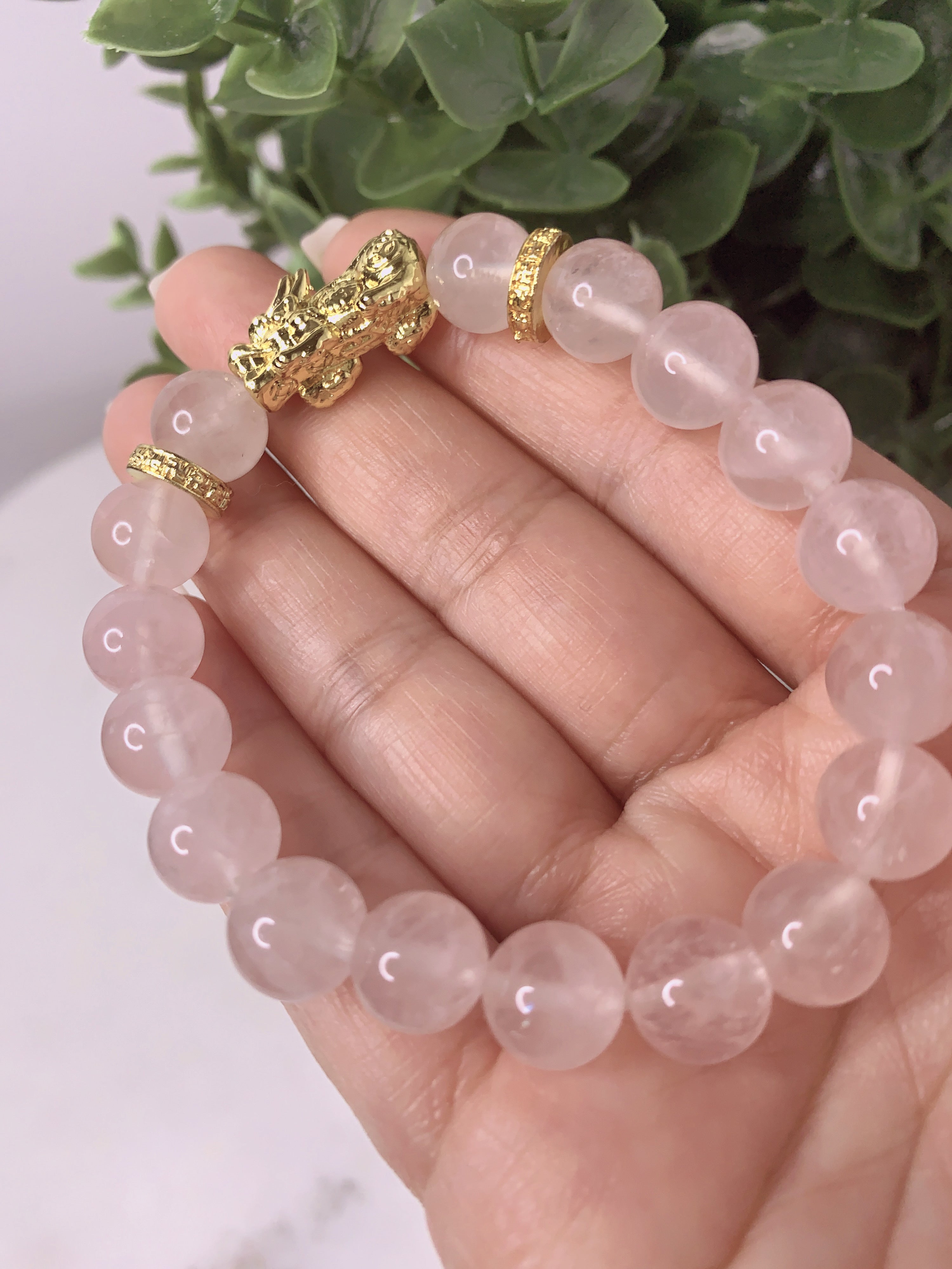 ROSE QUARTZ PIXIU BRACELET – Soulo Crystals