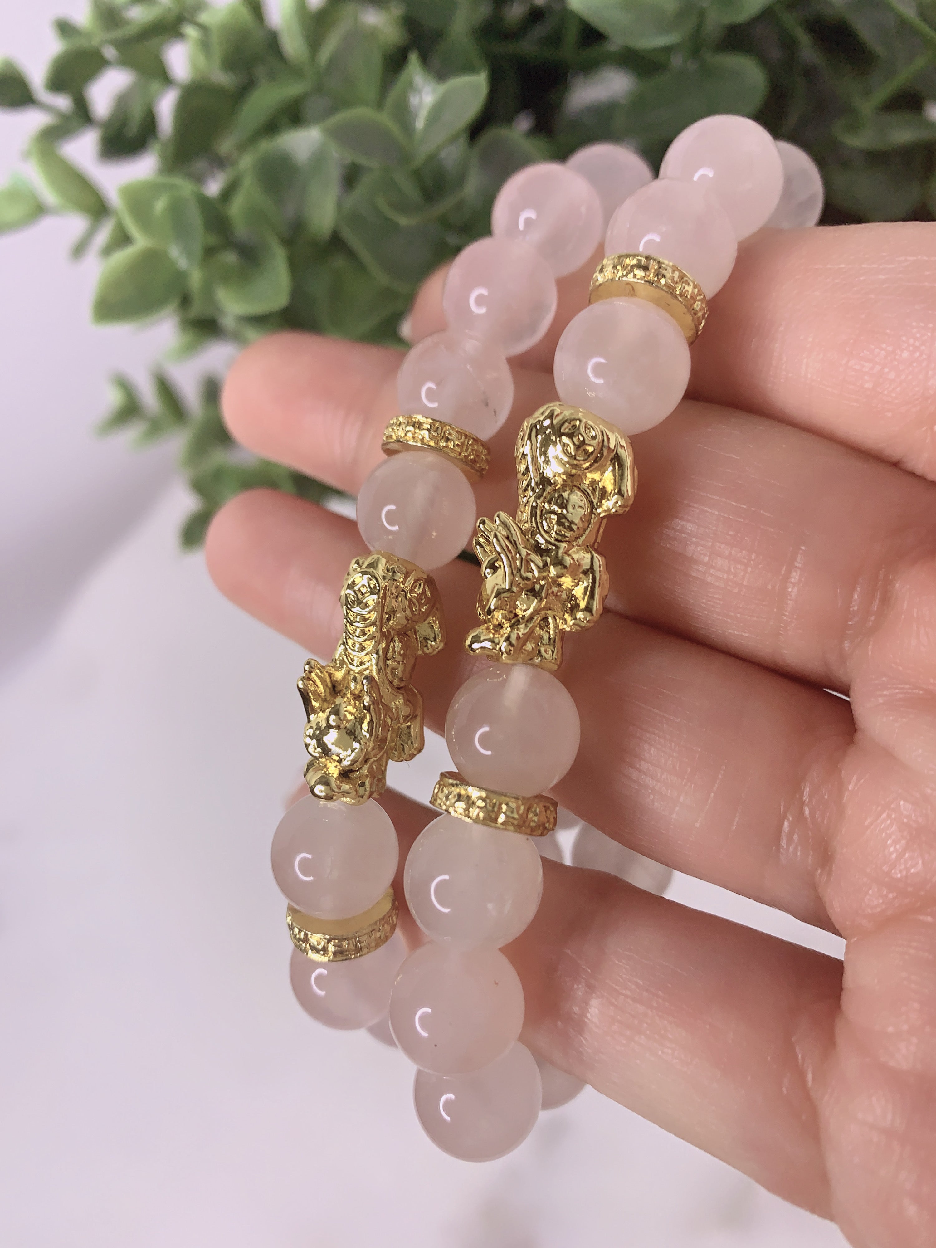 ROSE QUARTZ PIXIU BRACELET – Soulo Crystals