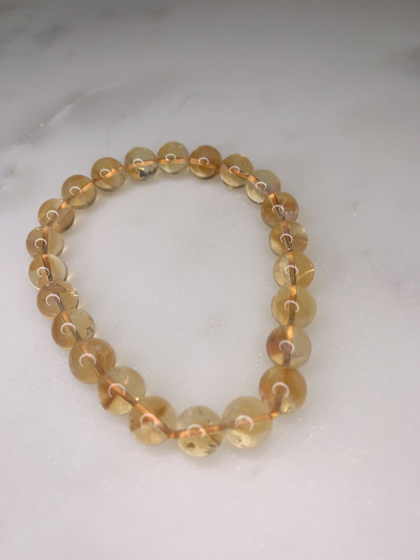 CITRINE 8MM BRACELET